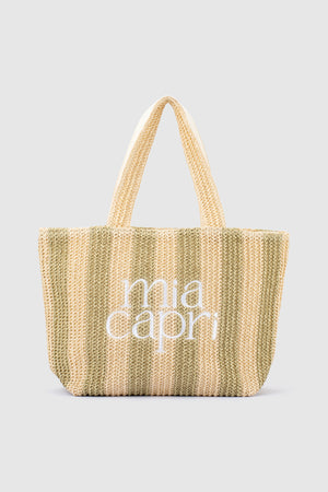 Mia Capri Vacay Tote - Sage Green