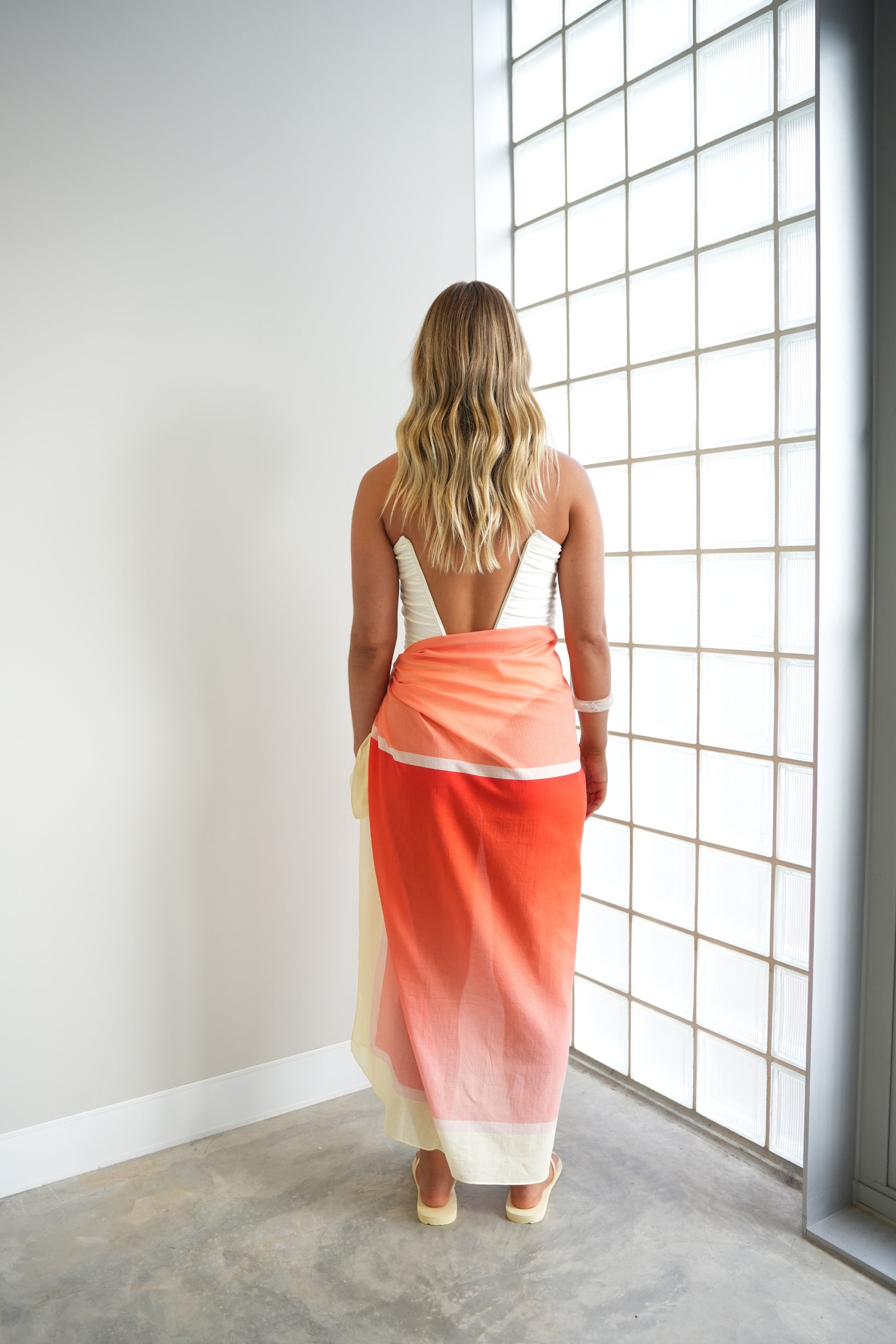 Mia Capri Sarong - Yellow