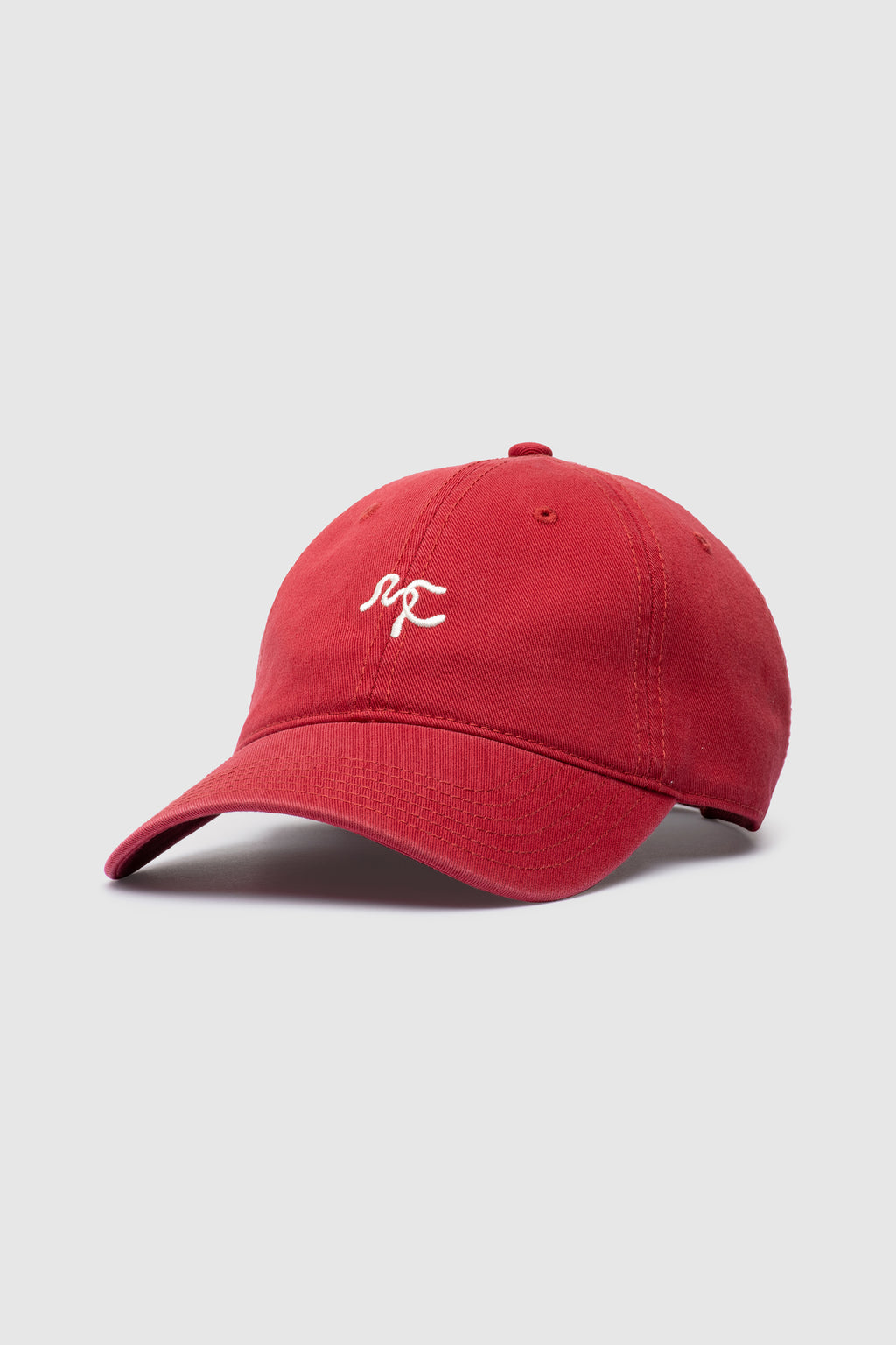 Embroidered Cap - Red