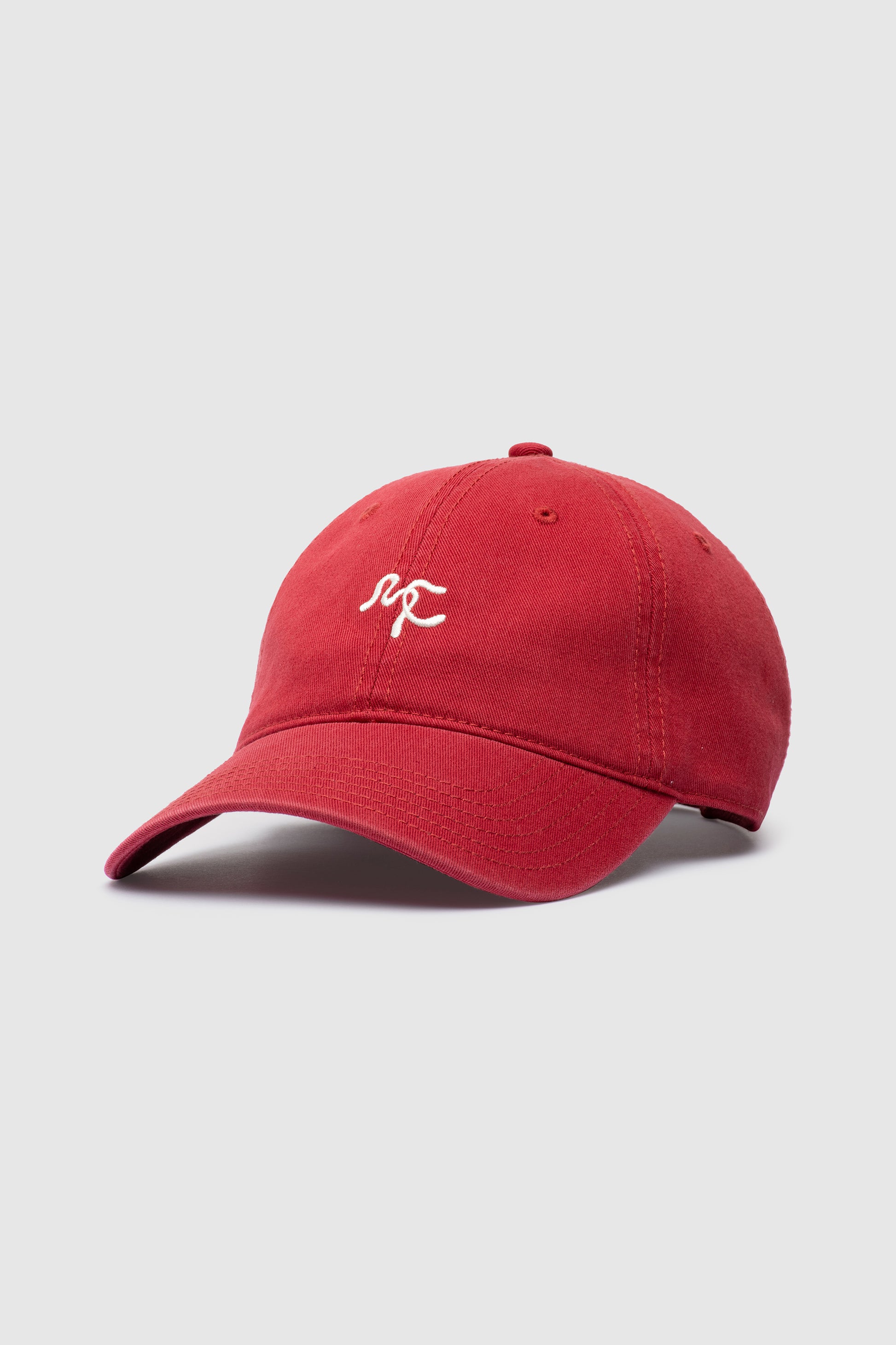 Embroidered Cap - Red