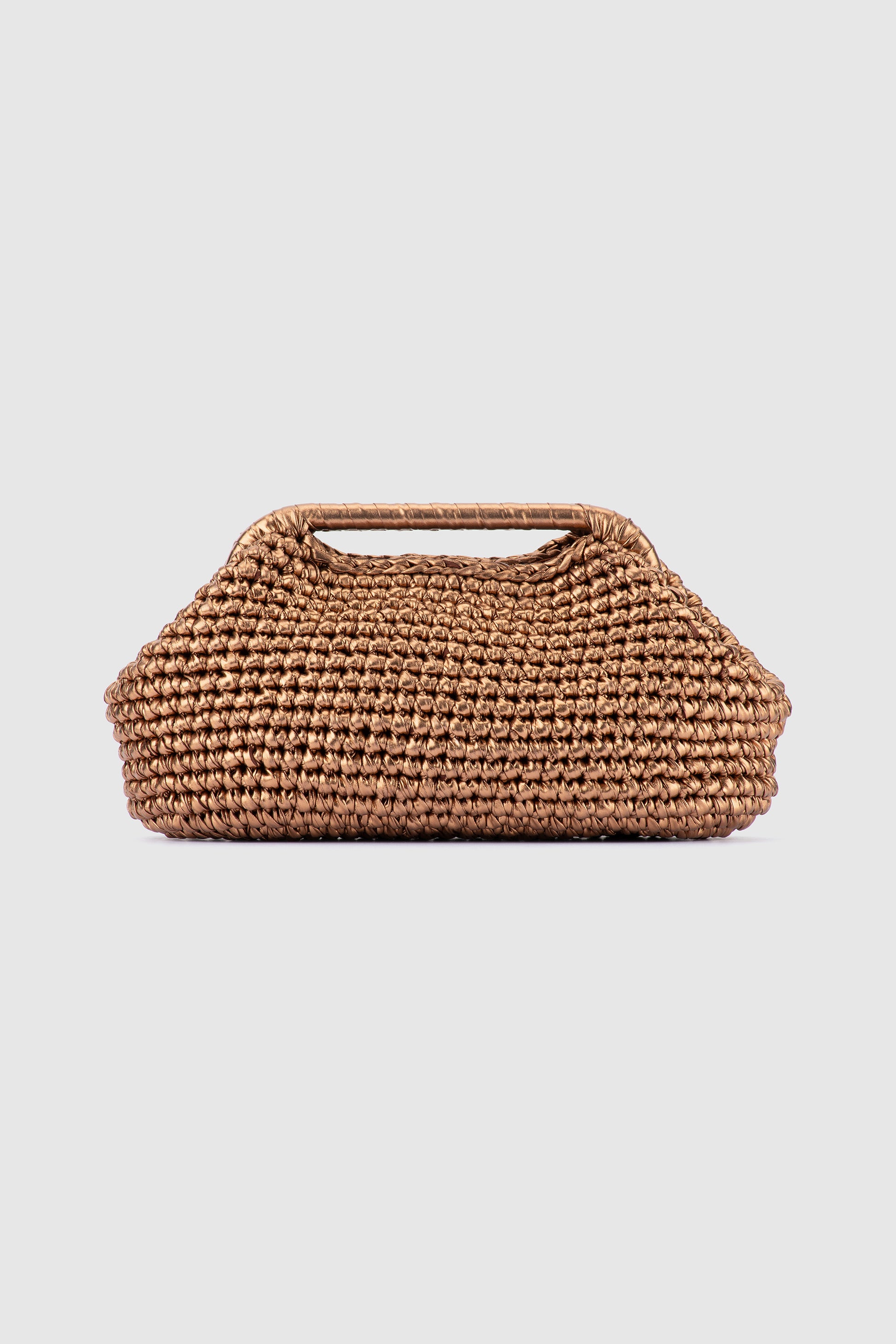 Woven Clutch - Bronze