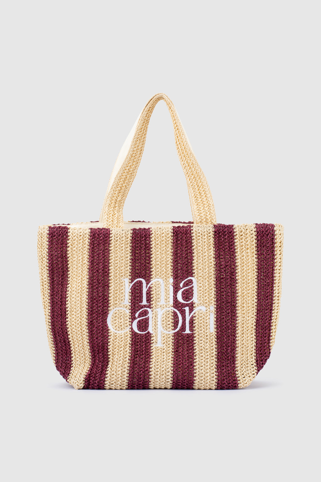 Mia Capri Vacay Tote - Plum