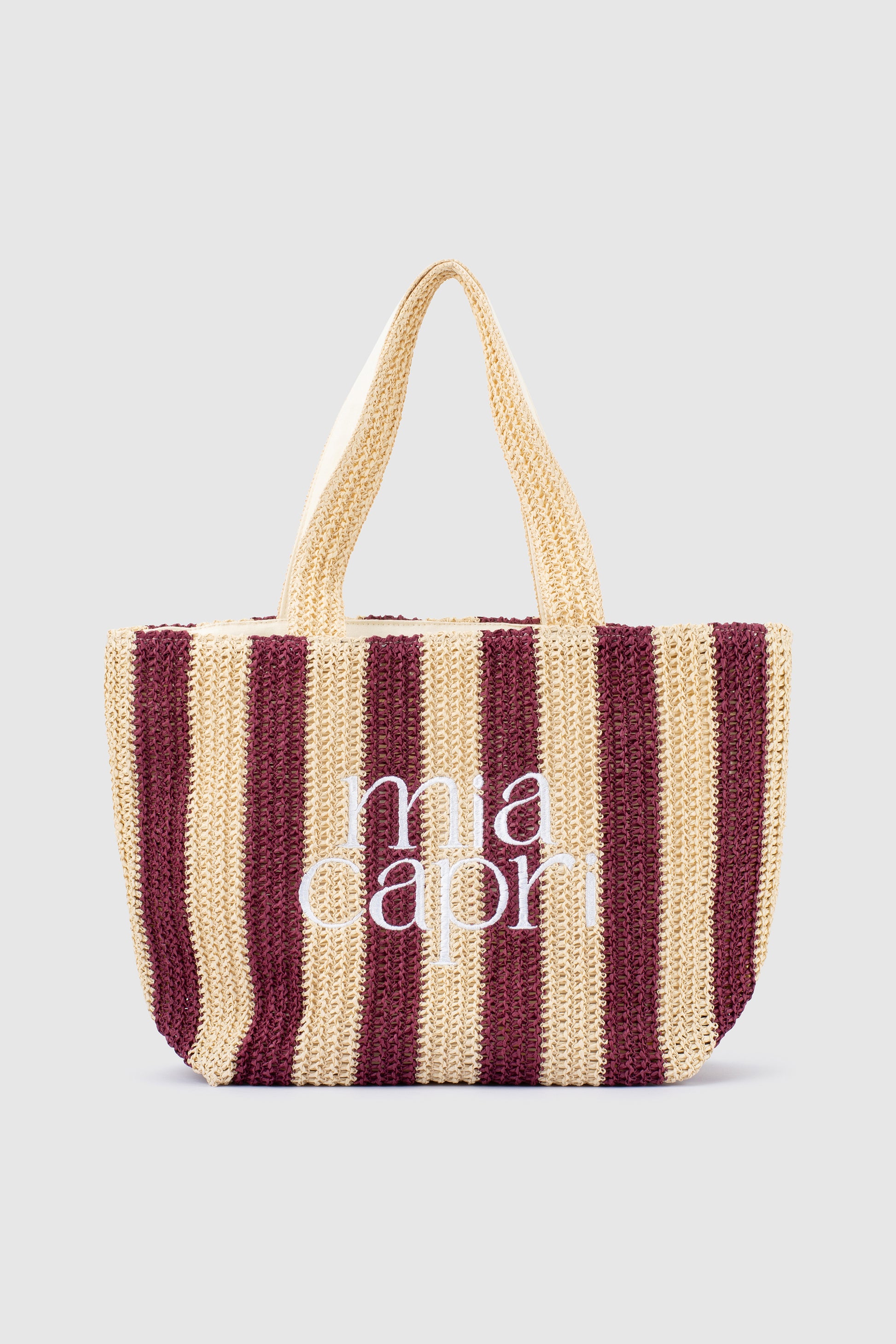 Mia Capri Vacay Tote - Plum