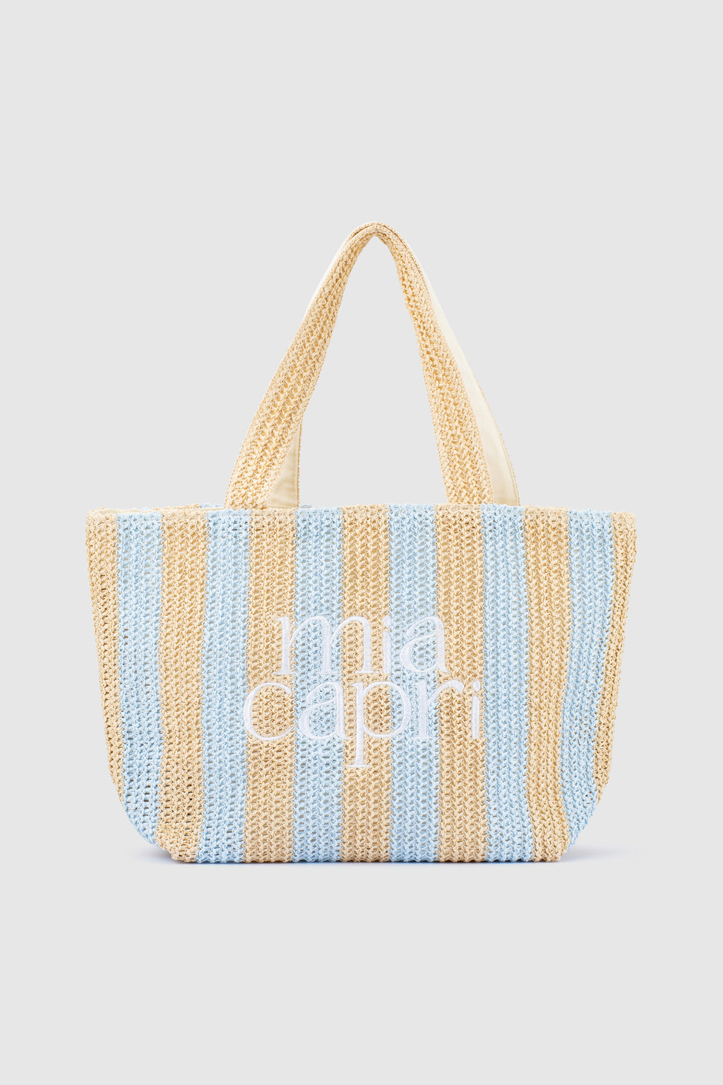 Mia Capri Vacay Tote - Pale Blue