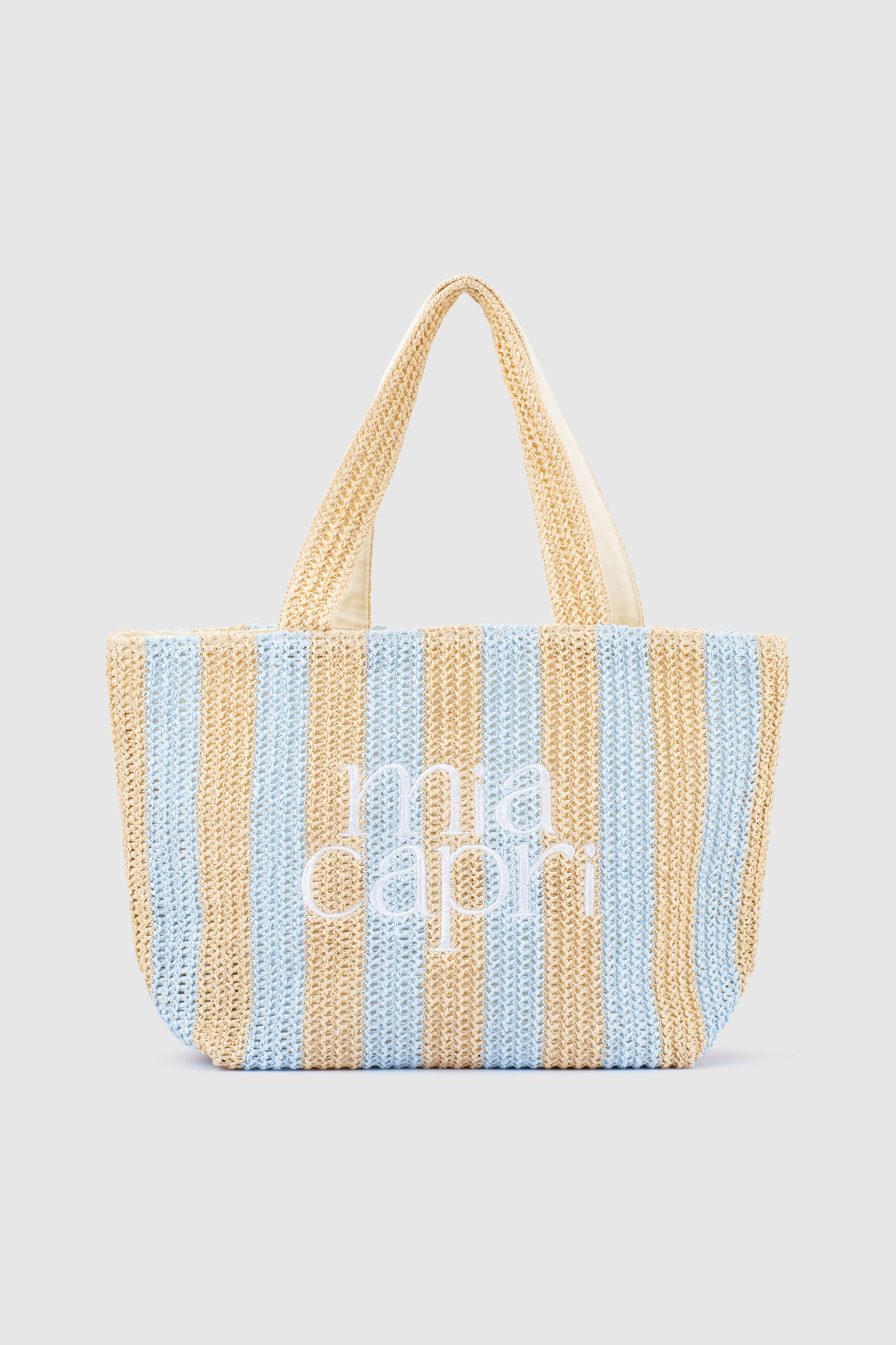 Mia Capri Vacay Tote - Pale Blue