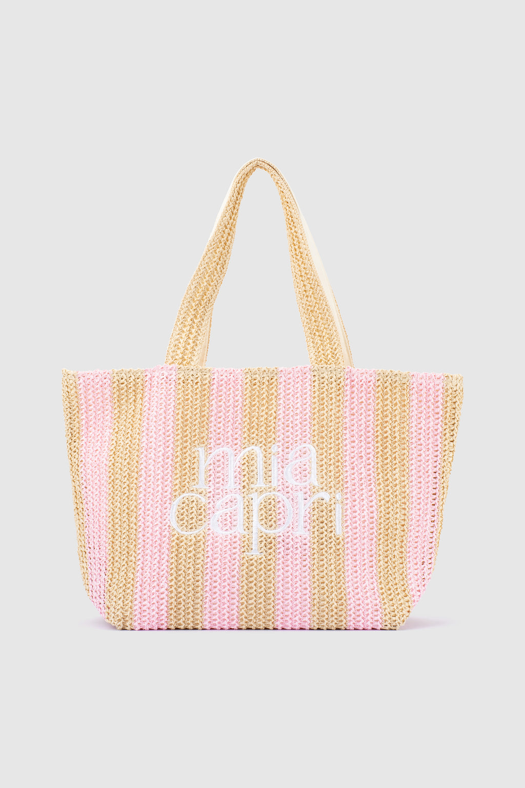 Mia Capri Vacay Tote - Pale Pink