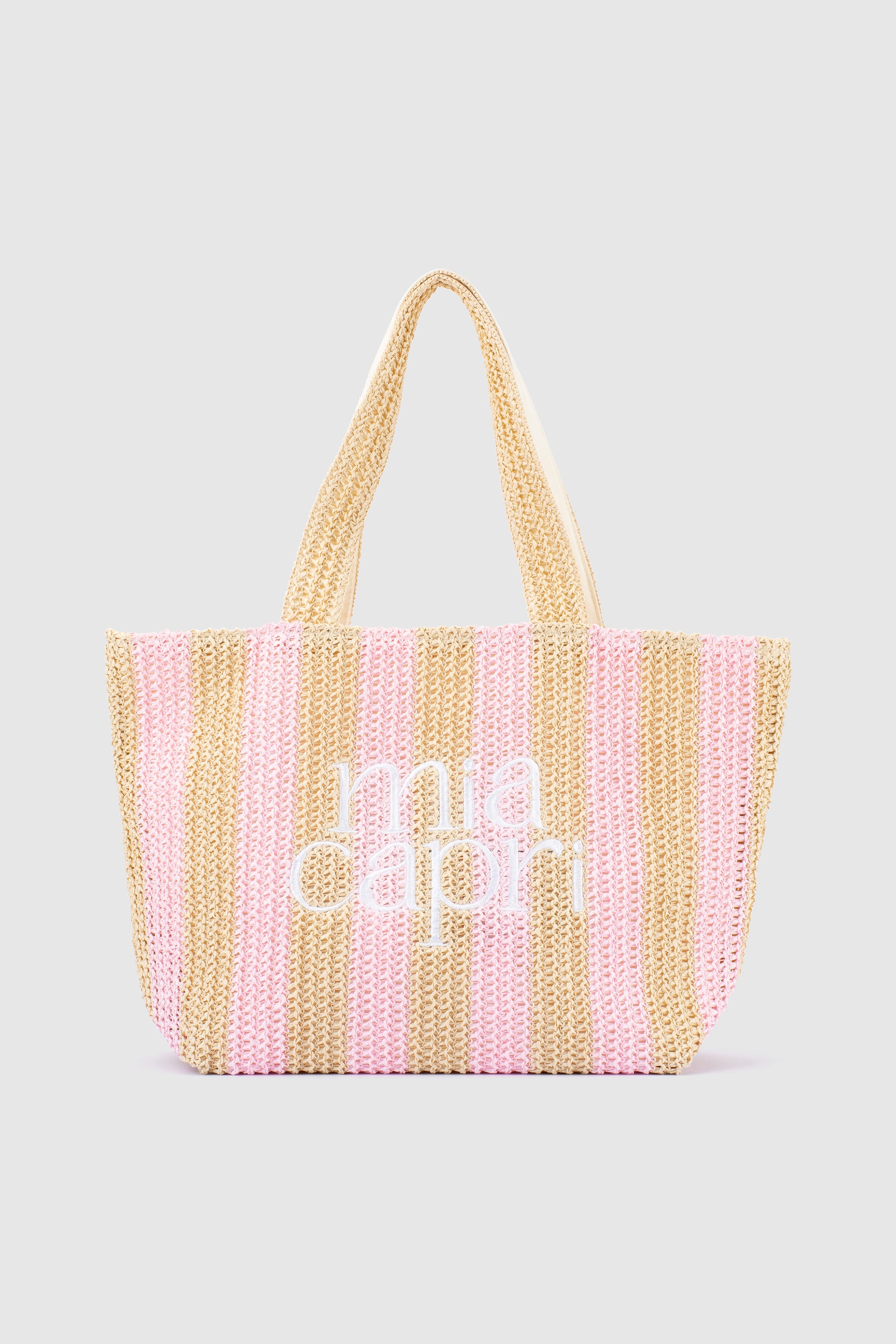 Mia Capri Vacay Tote - Pale Pink