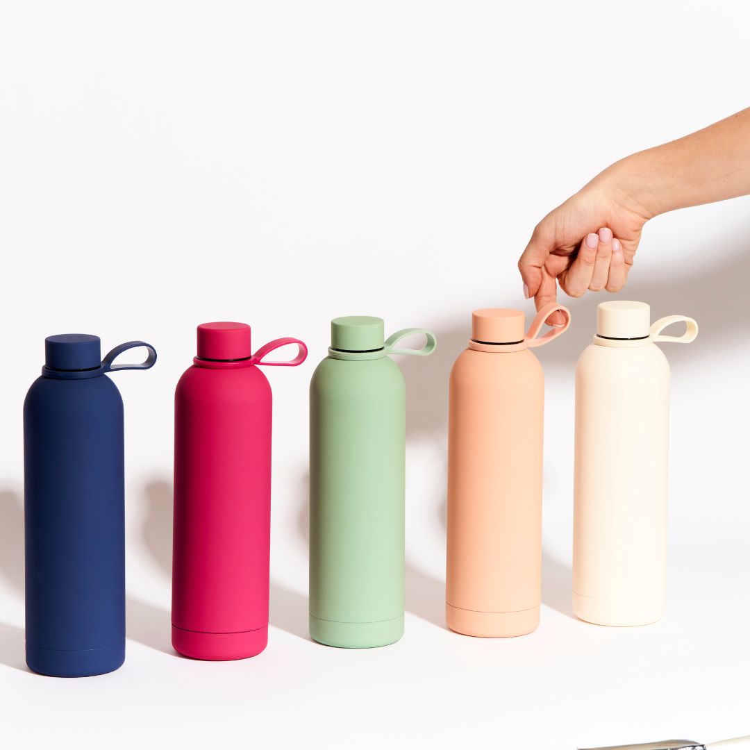Hydration Club 750ml Drink Bottle - Bright Pink