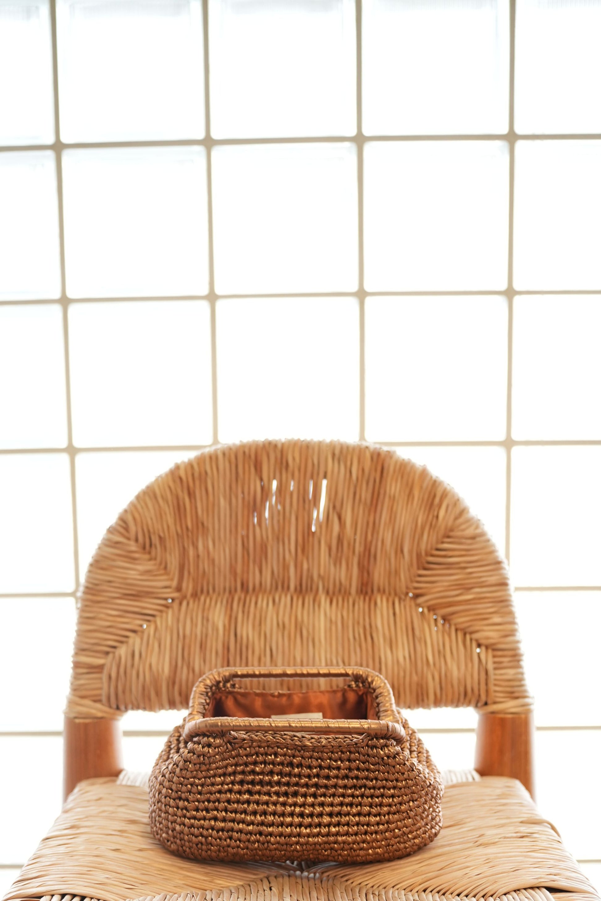 Woven Clutch - Bronze