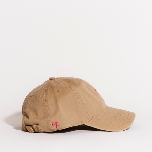 Embroidered Cap - Beige