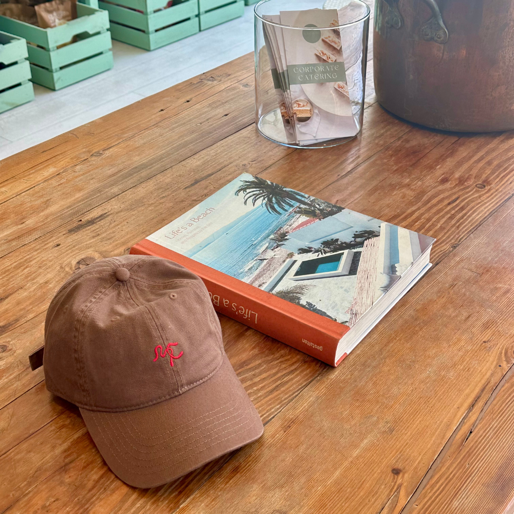 Embroidered Cap - Brown