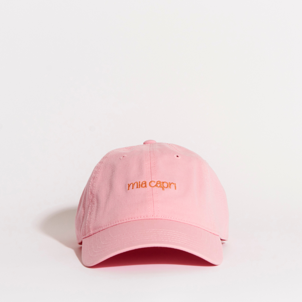 Embroidered Cap - Pink
