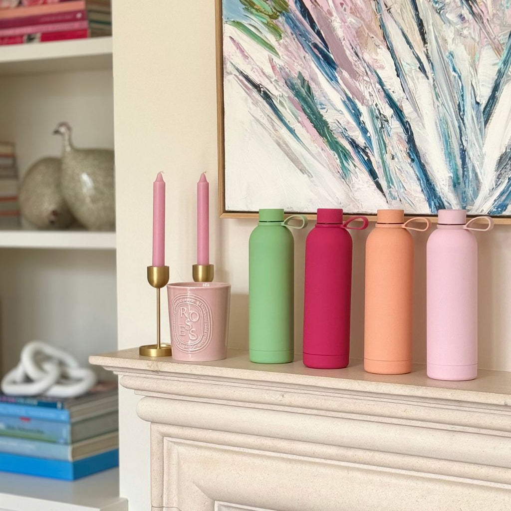 Hydration Club 750ml Drink Bottle - Powder Pink