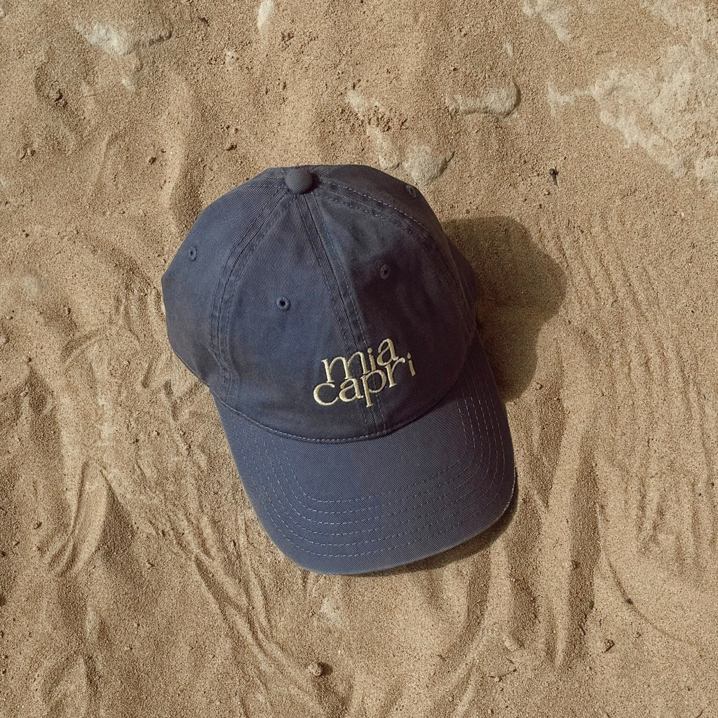 Embroidered Cap - Blue