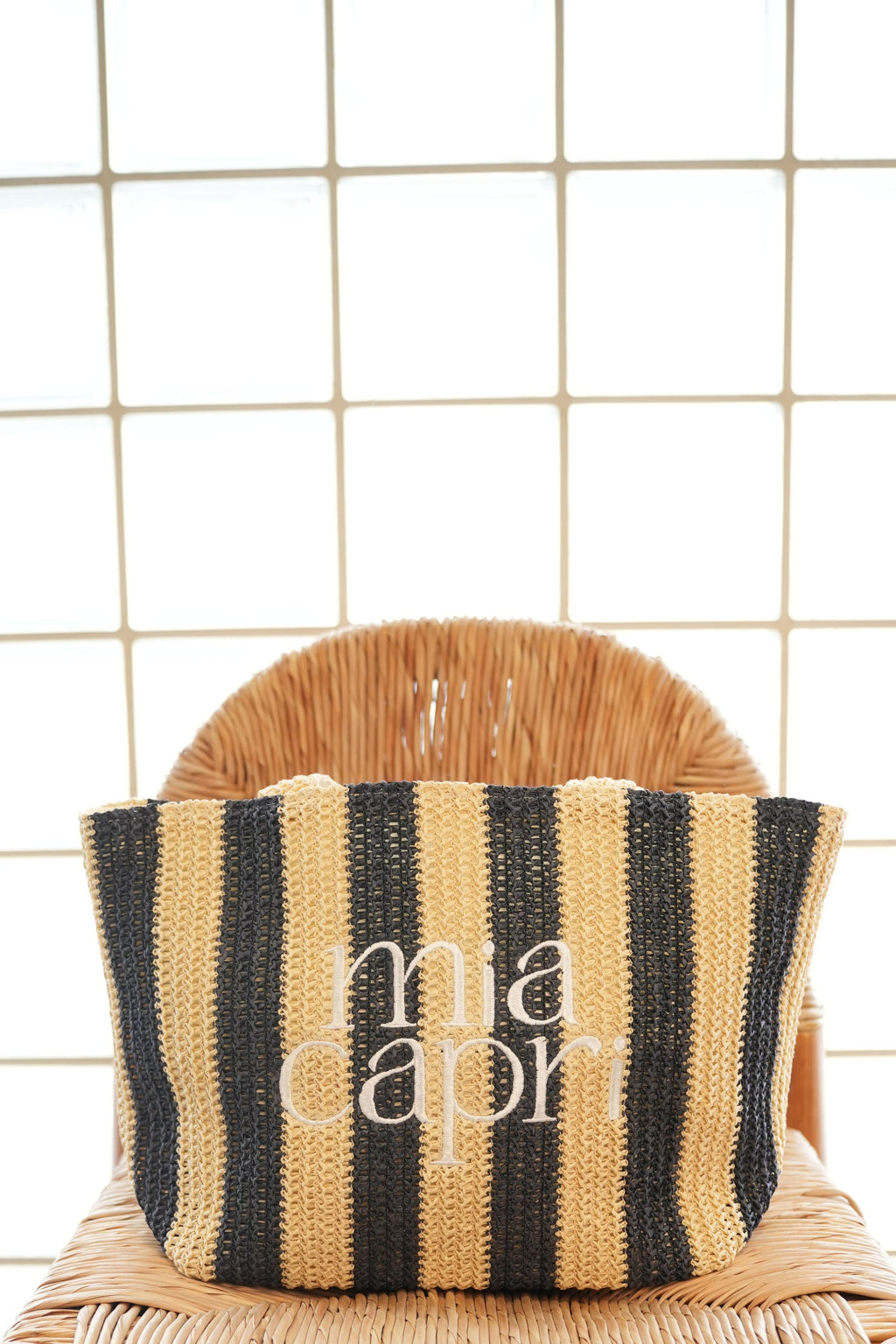 Mia Capri Vacay Tote - Navy