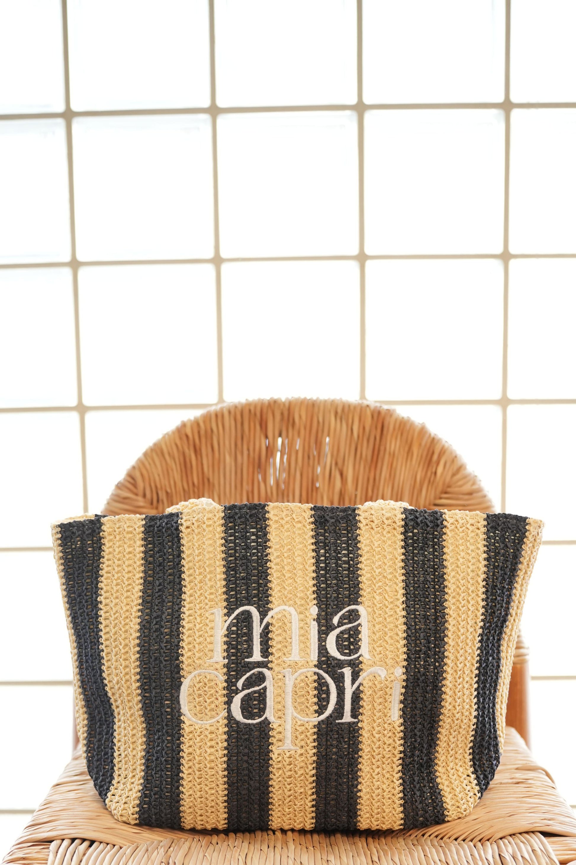 Mia Capri Vacay Tote - Navy