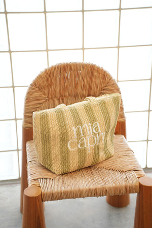 Mia Capri Vacay Tote - Sage Green